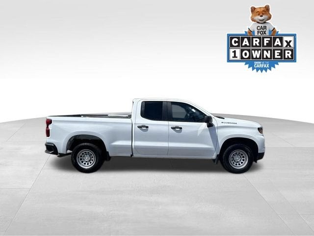 2022 Chevrolet Silverado 1500 WT in Summit White — front three-quarter view