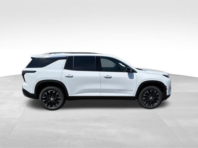 2026 Chevrolet Traverse LT in Summit White — front three-quarter view