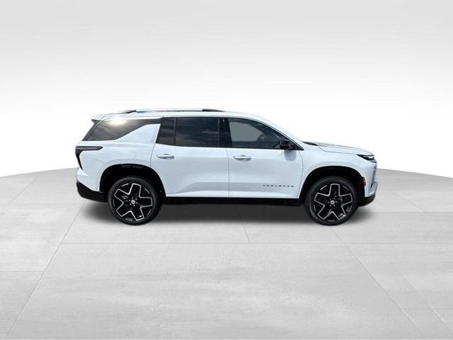 2026 Chevrolet Traverse High Country in Polar White Tricoat — front three-quarter view