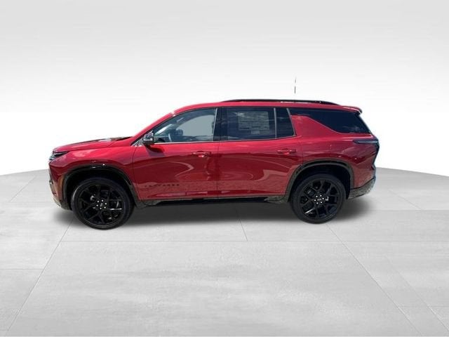 2026 Chevrolet Traverse RS in Radiant Red Tintcoat — front three-quarter view