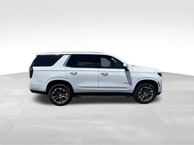 2026 Chevrolet Tahoe LT in Summit White — front three-quarter view